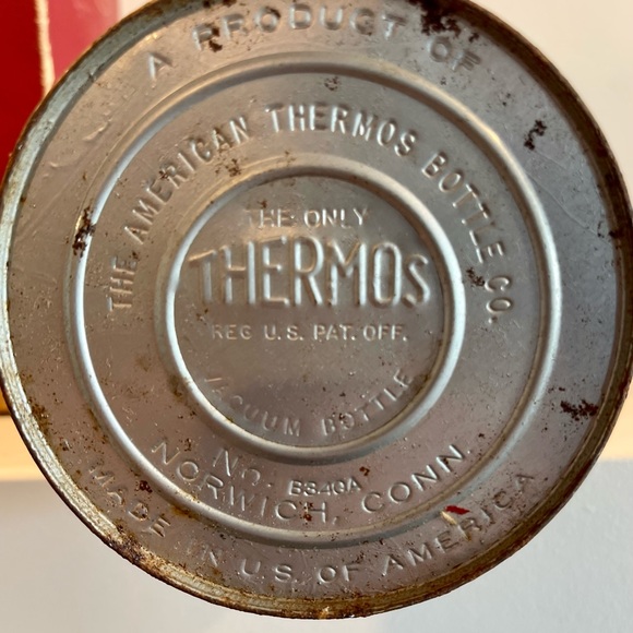 Vintage Thermos 340A Quart Cork Stopper And Original Box Norwich Conn USA. - Picture 9 of 16